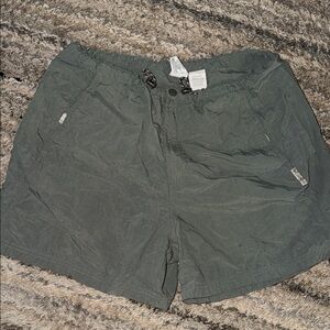 Columbia Olive Green Casual Drawstring Shorts